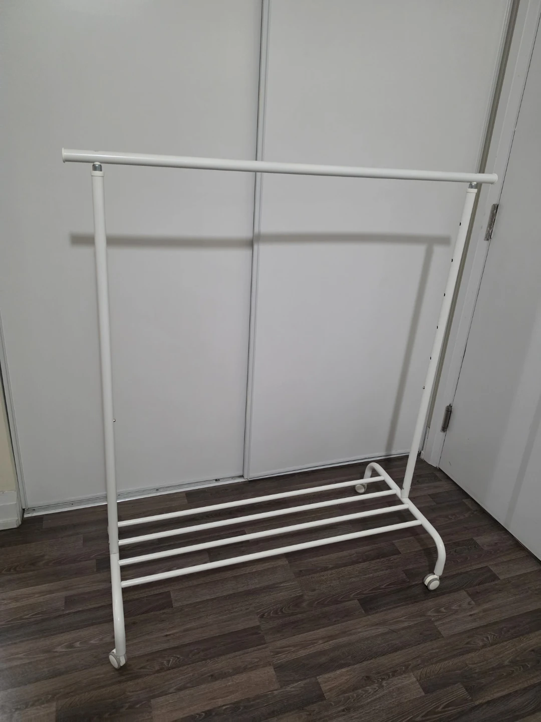 IKEA RIGGA Clothes Rack, White