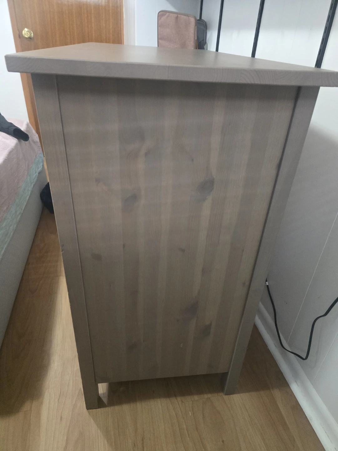 Ikea Grey-Brown 3 Drawer Dresser - photo 4
