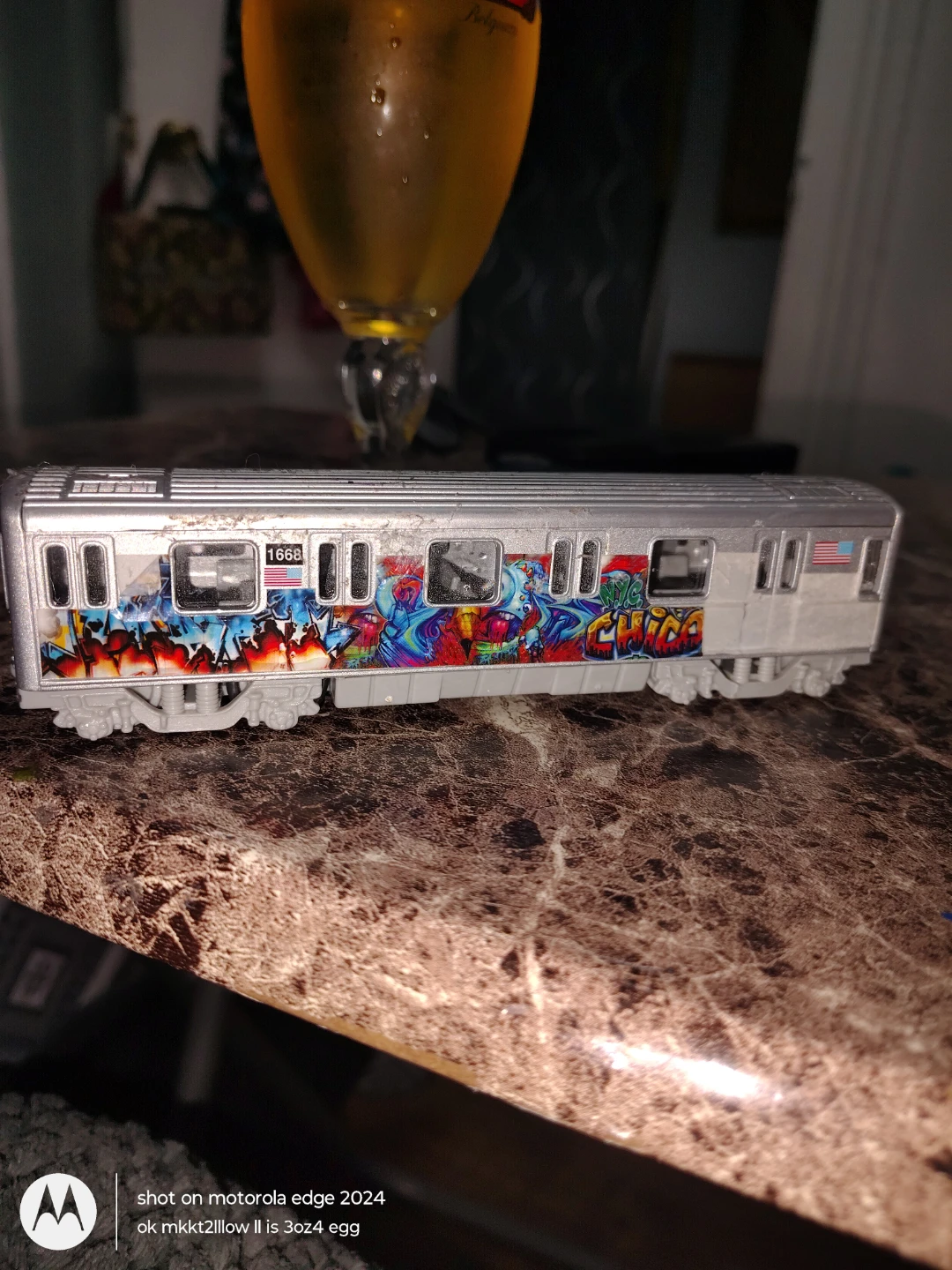 NYC Subway Car Toy Train