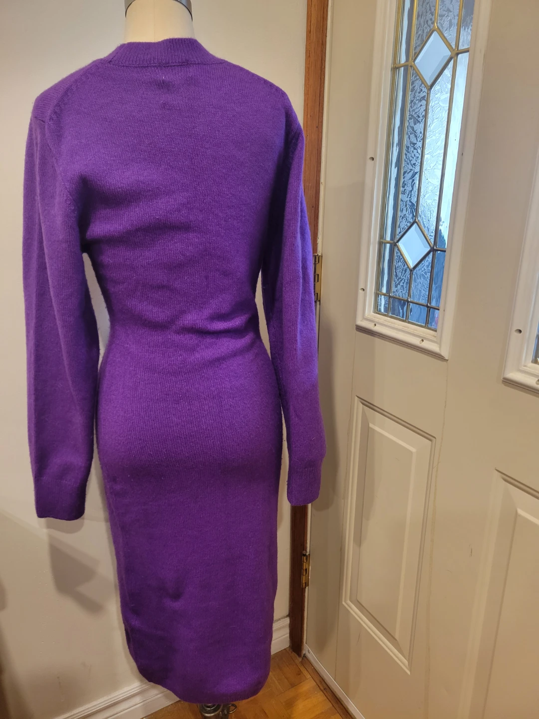 H&M Purple Knit Dress small - photo 2