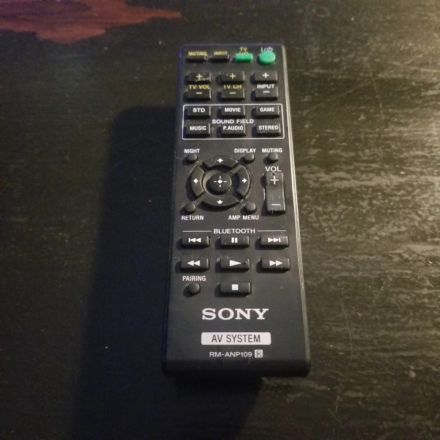 Sony RM-ANP109 AV System Remote Control