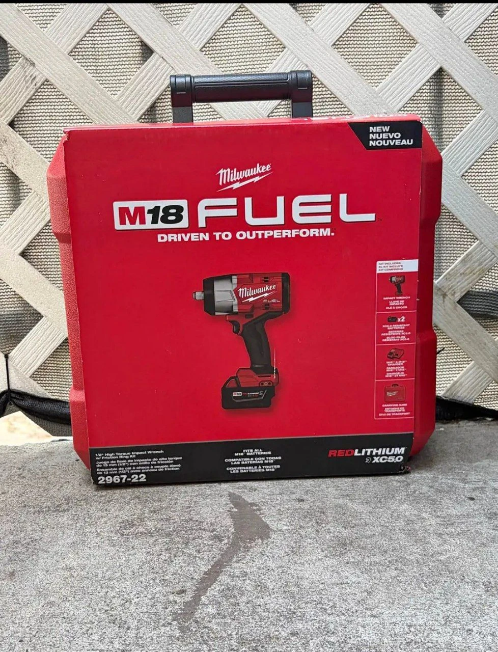 Milwaukee M18 FUEL 1/2" Impact Wrench Kit 2967-22
