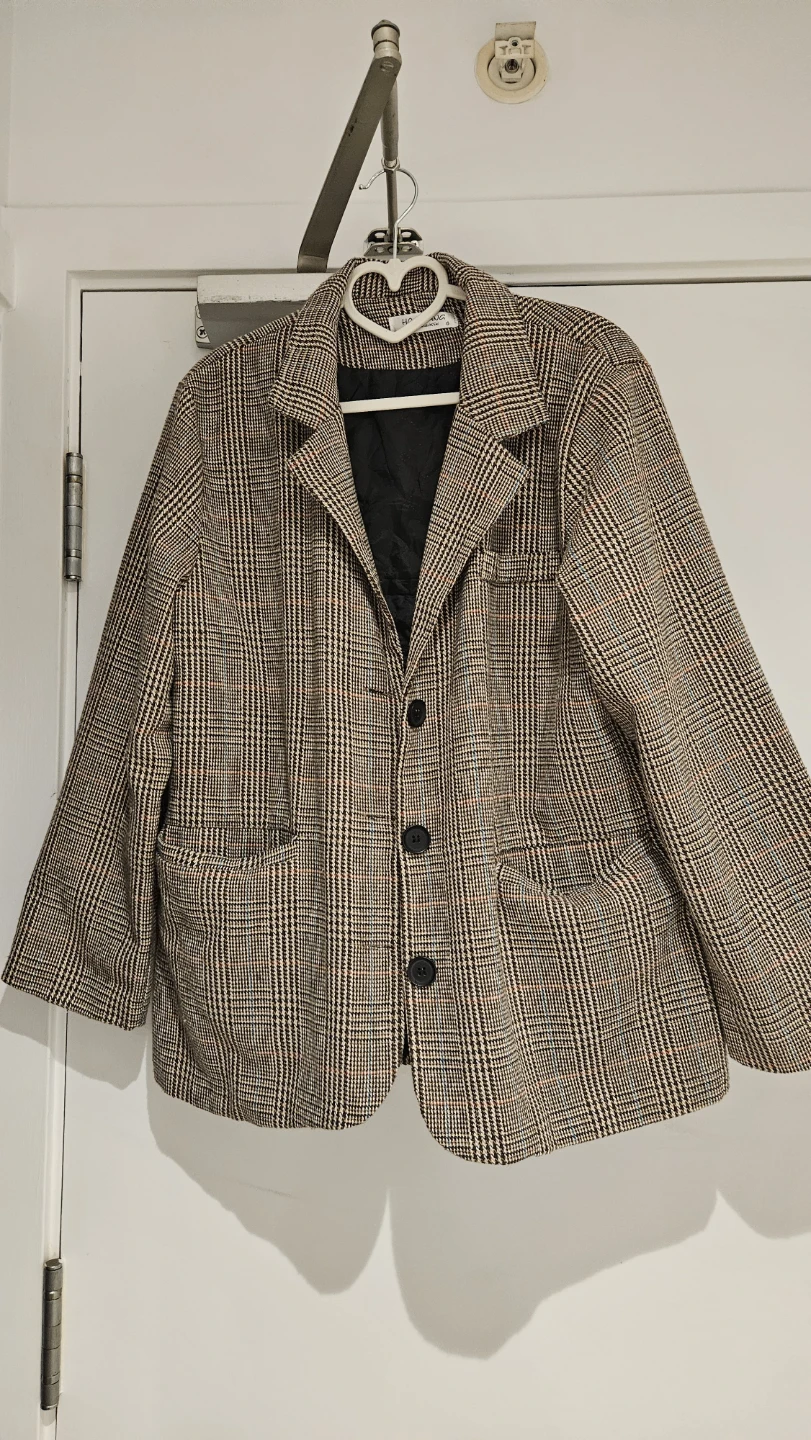 Plaid Blazer