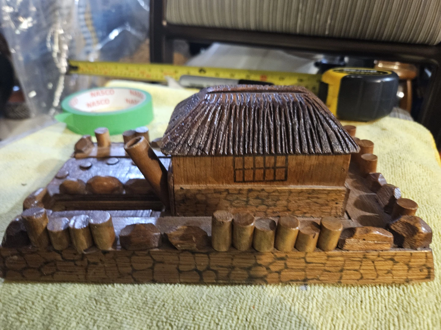 Wooden House Ornament - photo 5