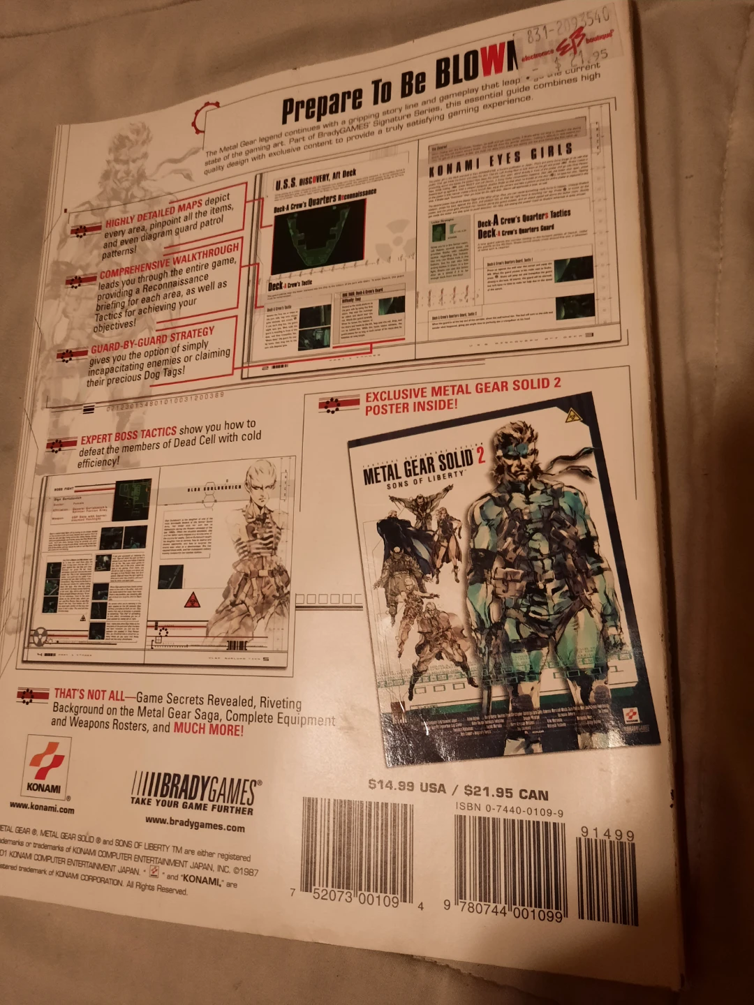 Metal Gear Solid 2 Official Strategy Guide - photo 2