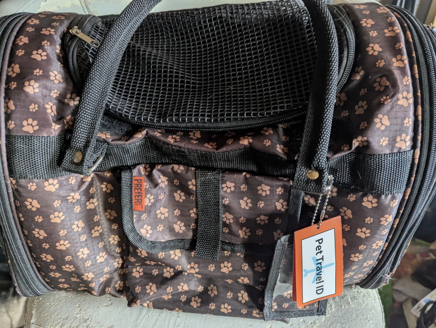 Pet Travel Carrier Bag. Prefer.