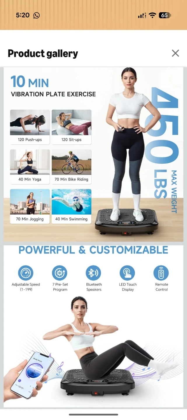 Multi-Functional Upgrade Vibration Plate - photo 3