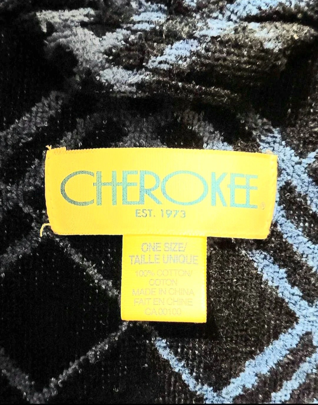 👘Cherokee Black and Blue Robe👘 - photo 2