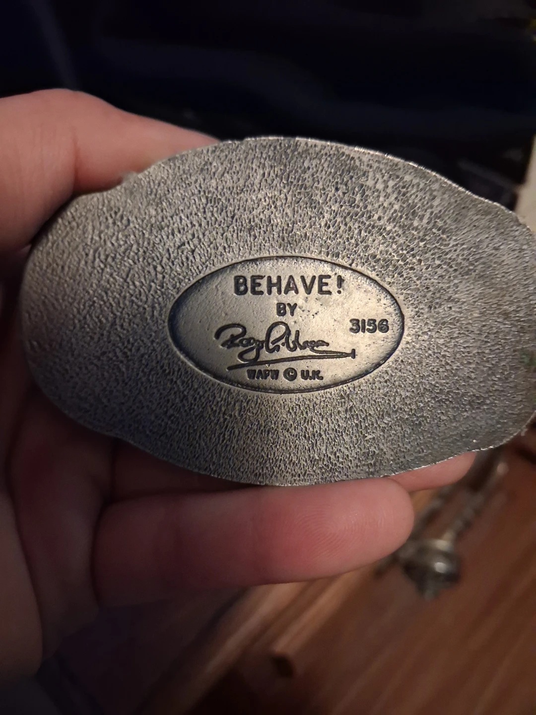 Behave! by Ray Lambe Pewter Wizard Figurine - photo 2