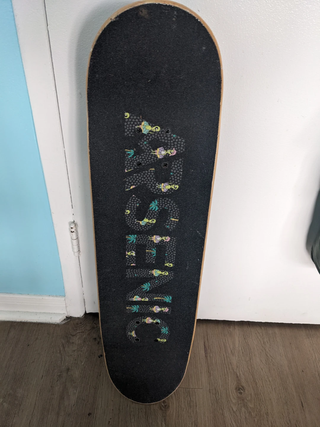 Arsenic Skateboard with Alien Graphic