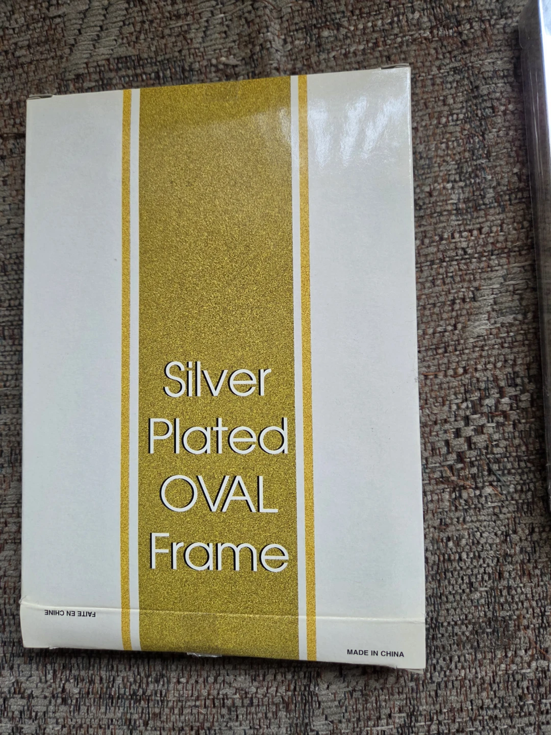 New Silver Plated Oval Frame - 5x7 - photo 2
