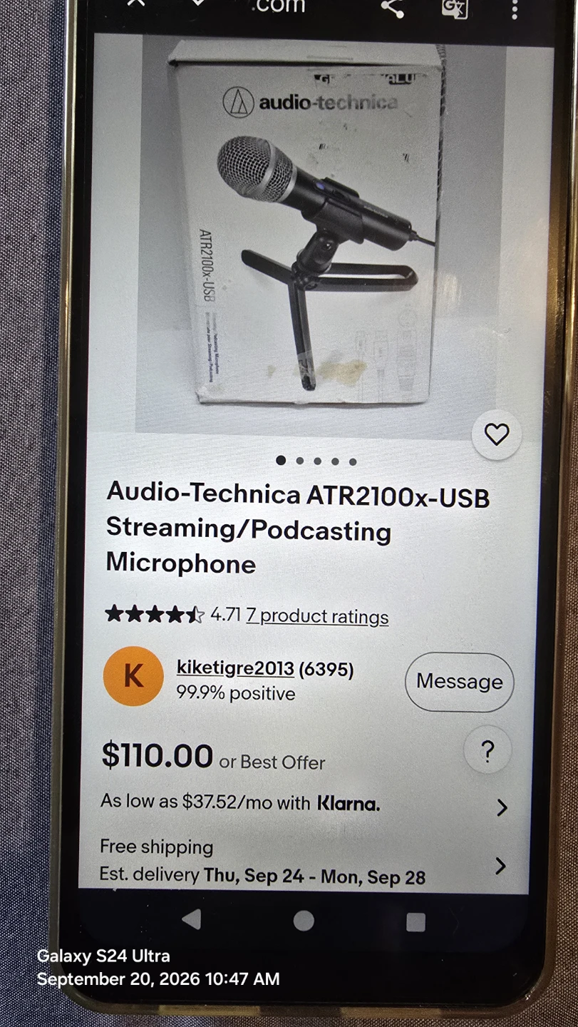 Audio-Technica ATR2100x-USB Streaming Microphone - photo 4