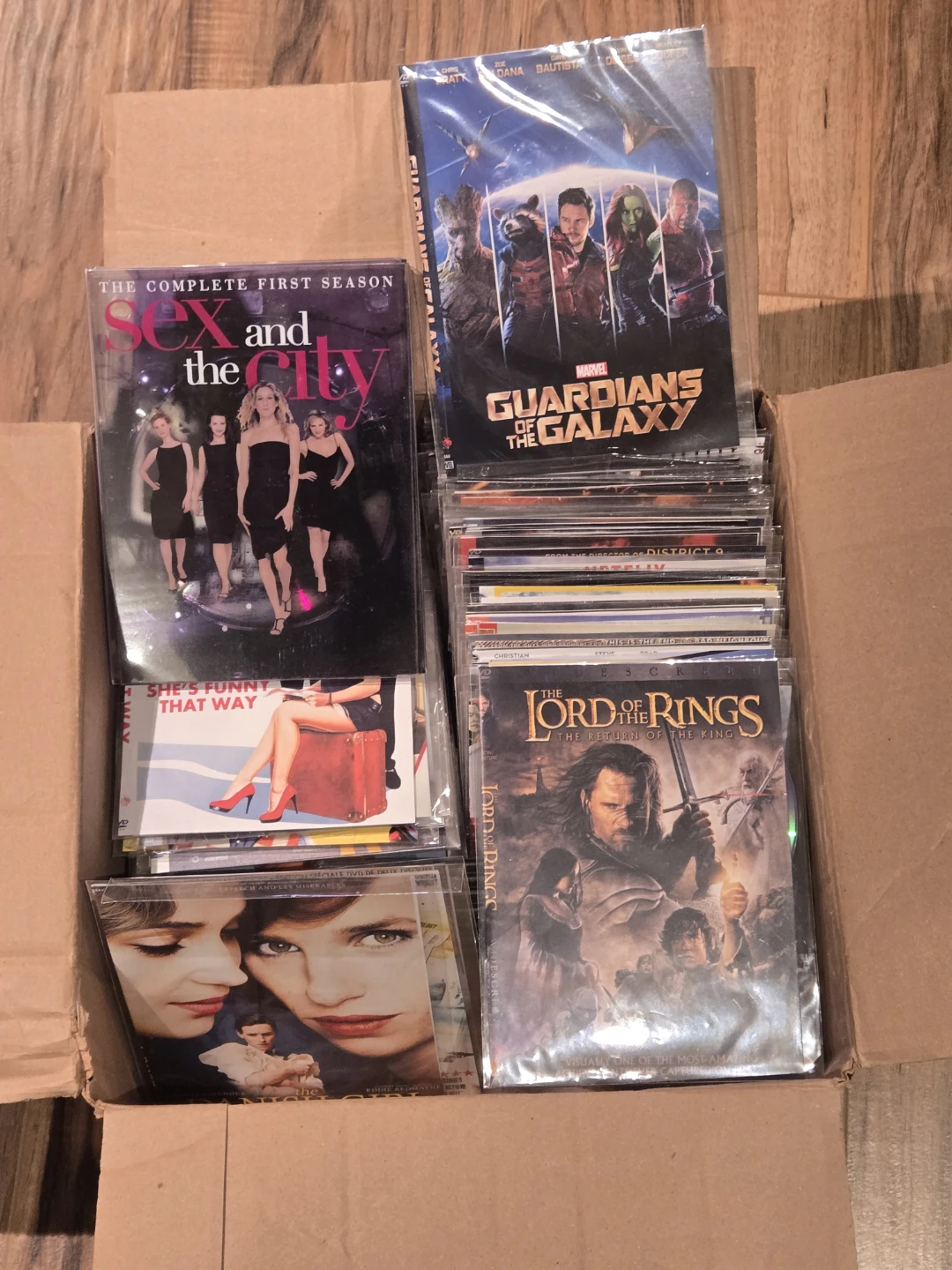 Large collection of DVDs (50+ titles)