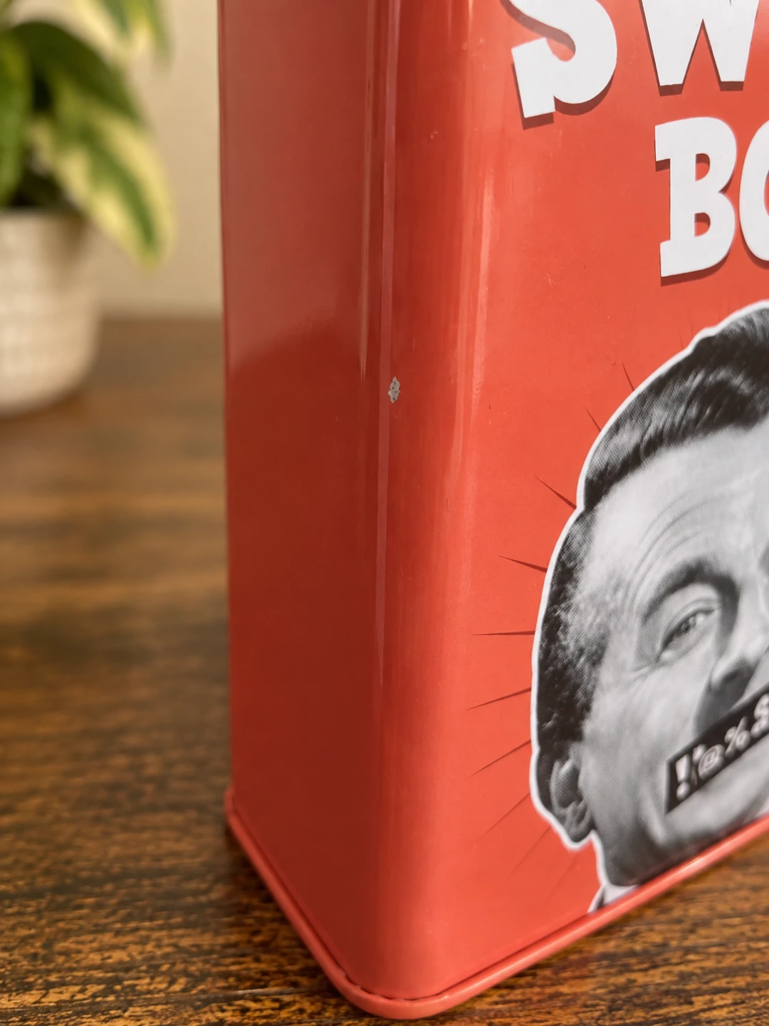 Retro Theme Swear Box:  Novelty Coin Bank / Funny Gift - photo 4