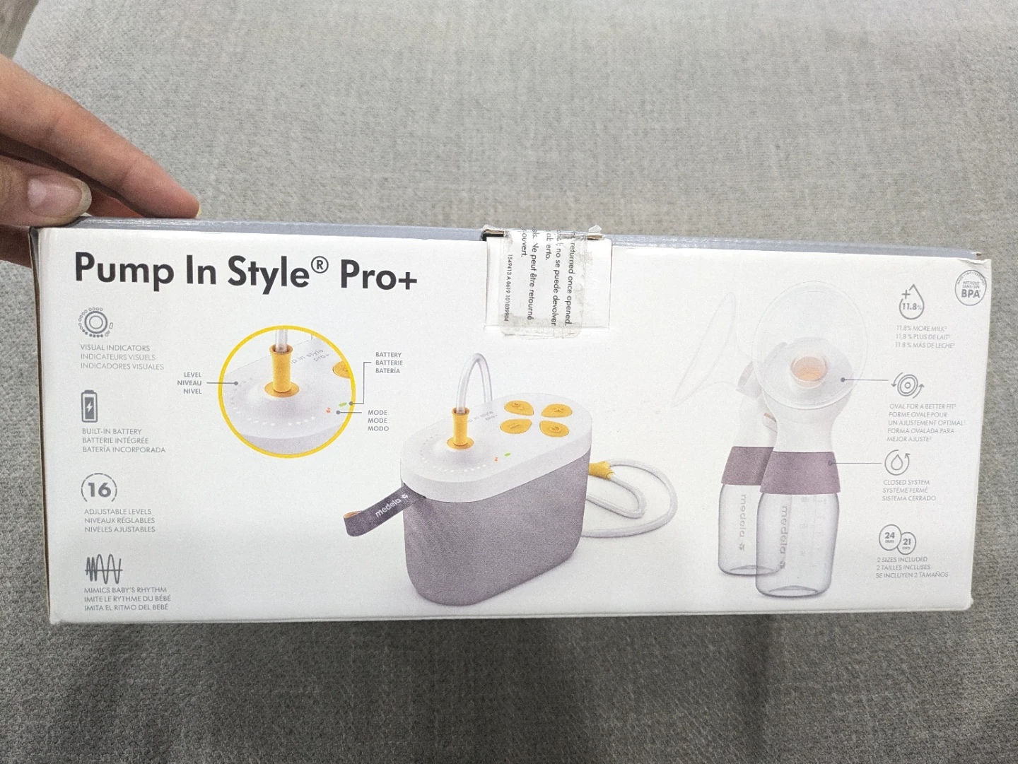 Medela Pump In Style Pro+ Double Electric Breast Pump - photo 4