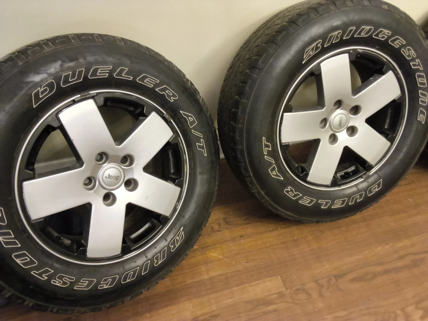 Set of 4 Jeep Wheels with Bridgestone Tires - photo 3