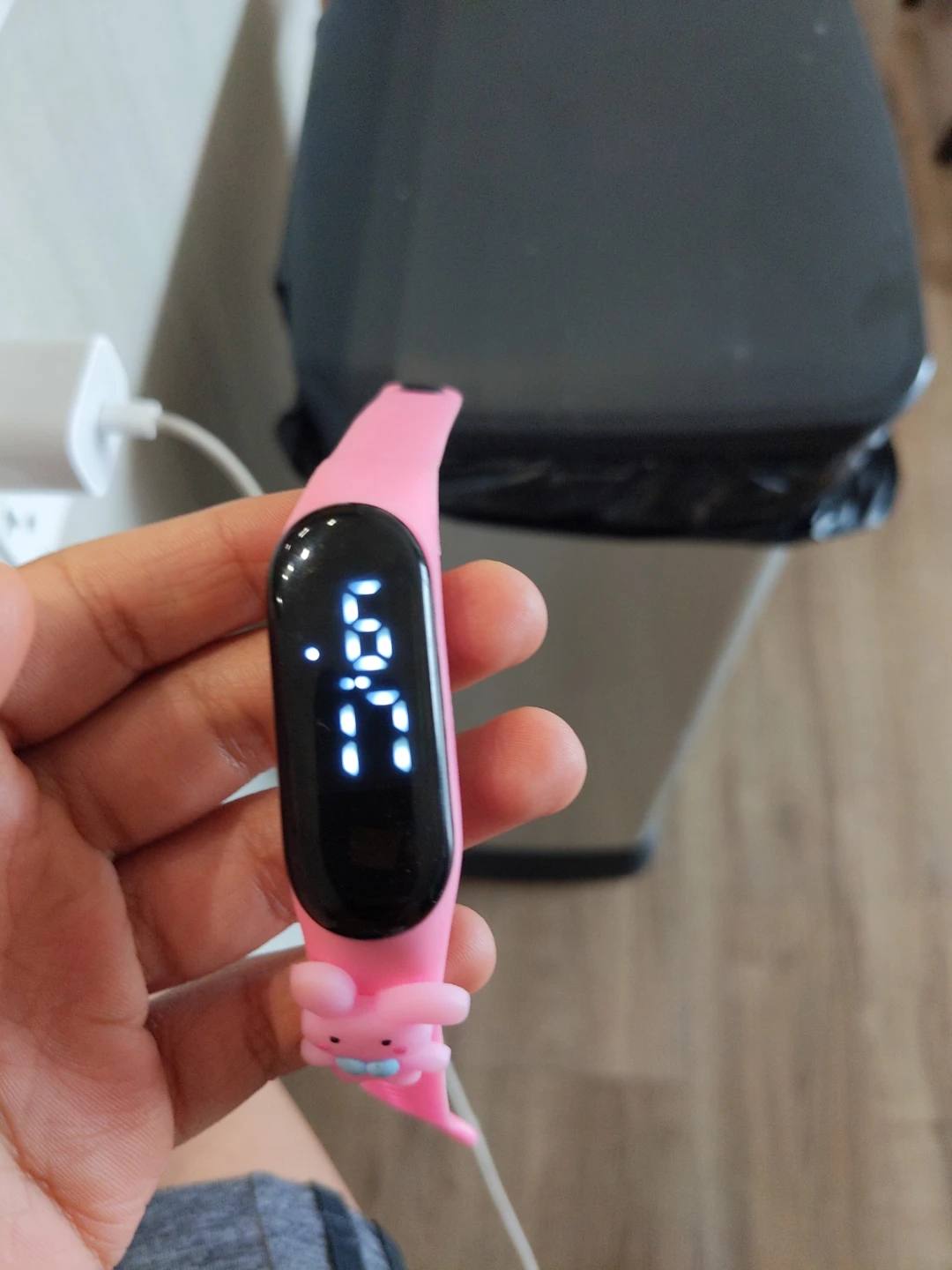 Pink Rabbit LED Digital Watch