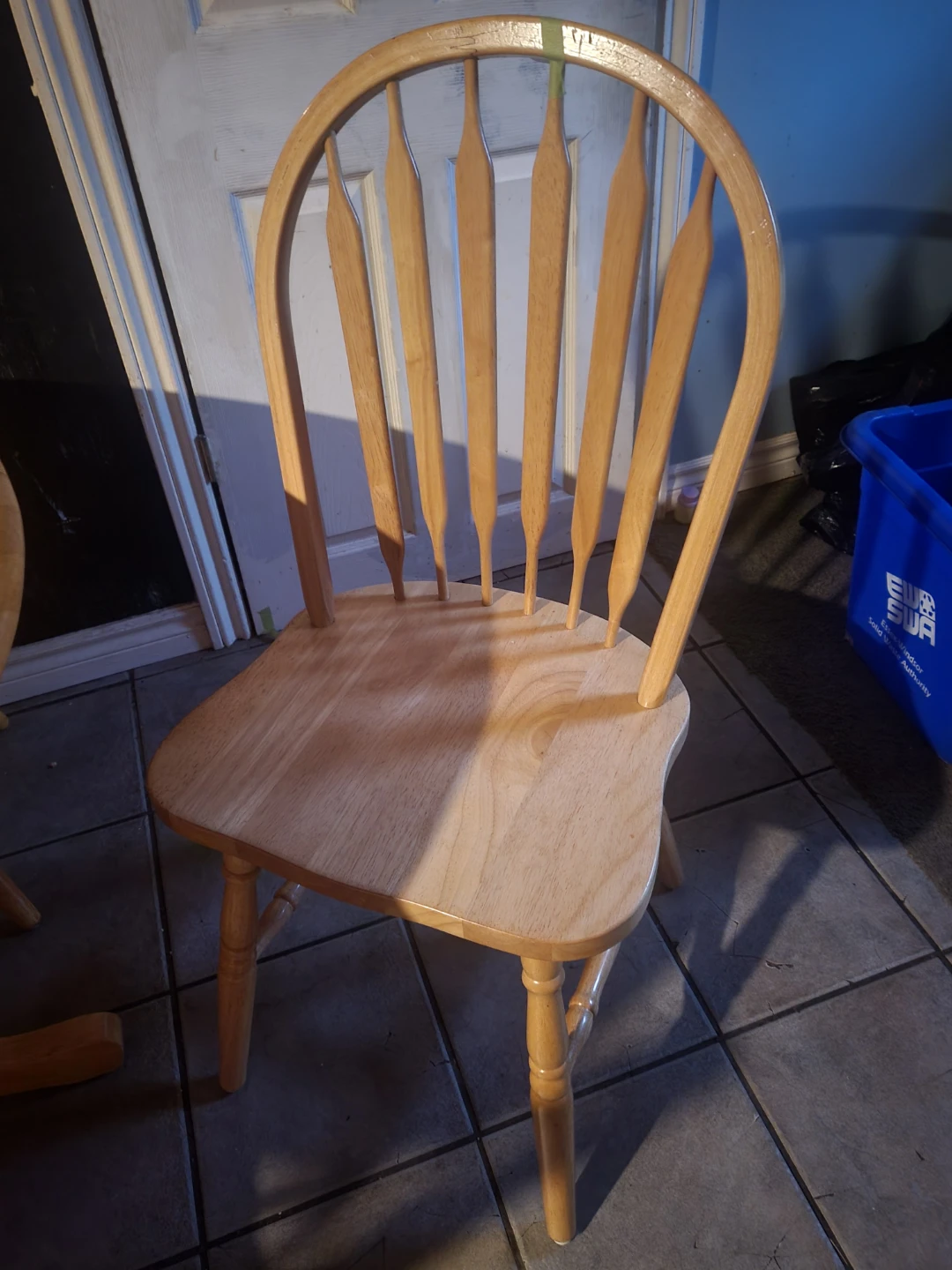 Solid Wood Spindle Back Chair