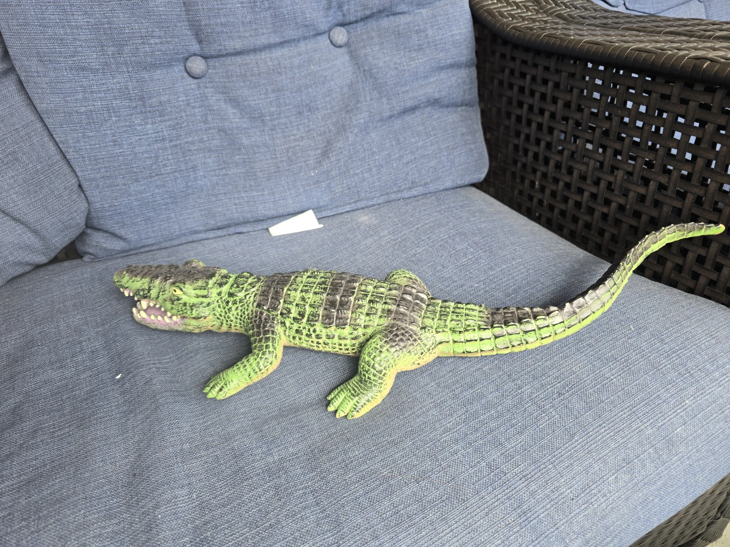 Large Rubber Crocodile Toy-58 cm long
