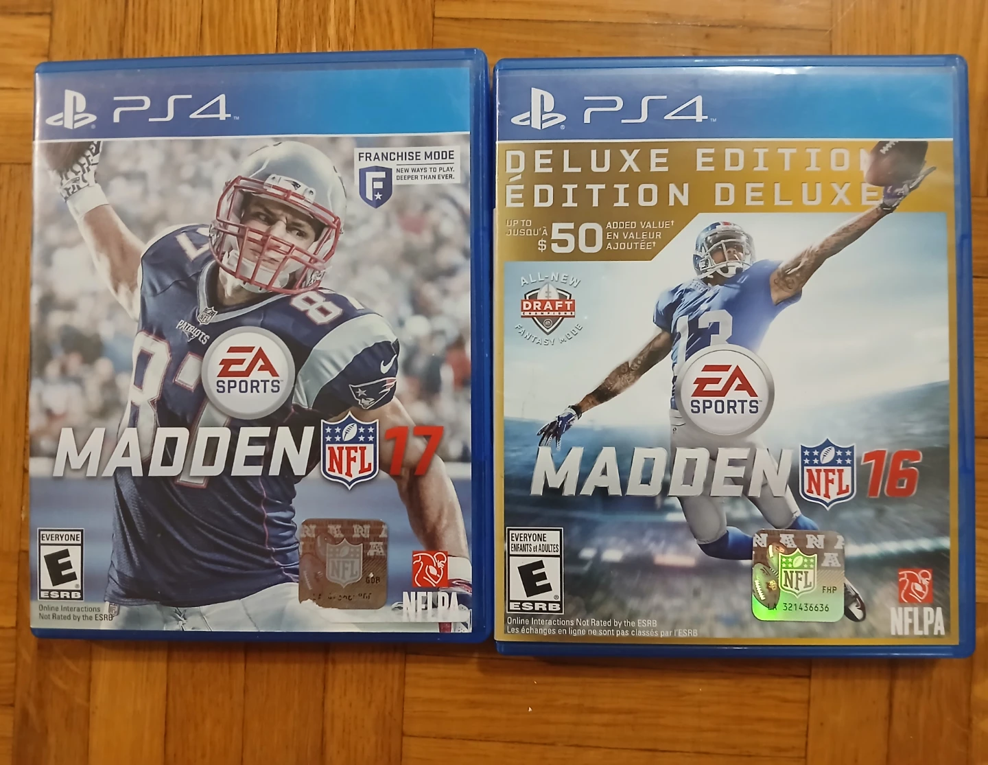 PS4 Madden 17 & Madden 16 Video Games
