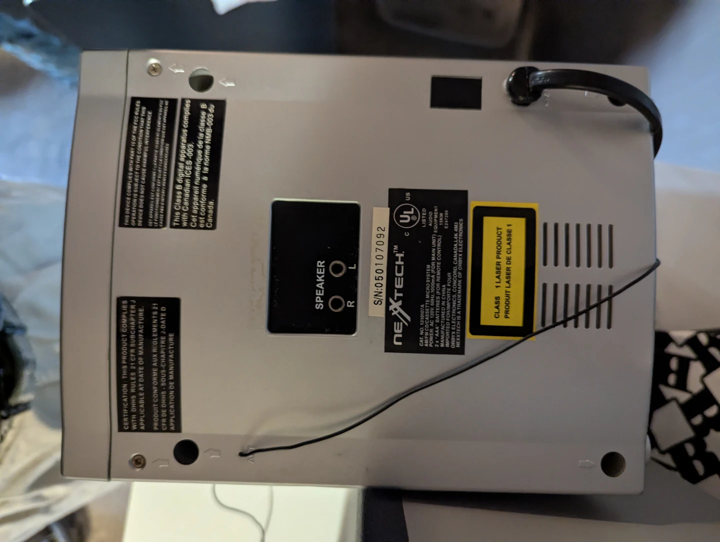 Nexxtech Micro Component CD and Cassette System - photo 5