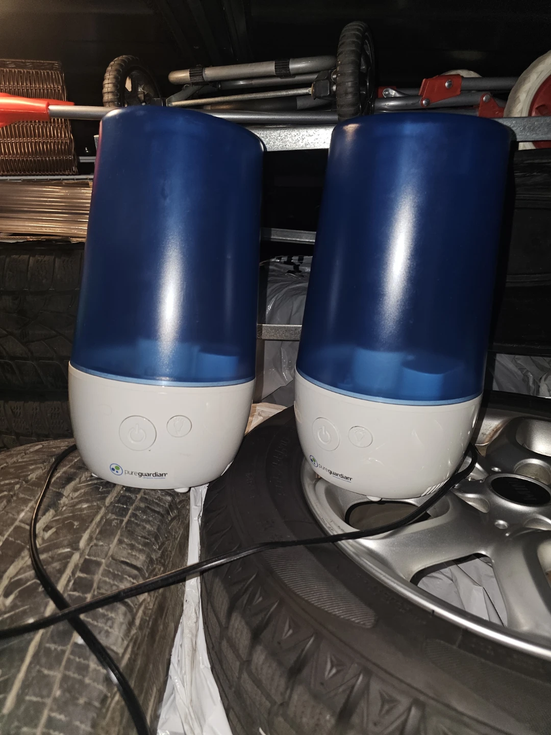 Two PureGuardian Ultrasonic Humidifiers