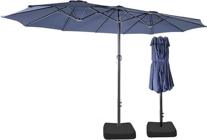 15ft Large Double-Sided Patio Umbrella - photo 2