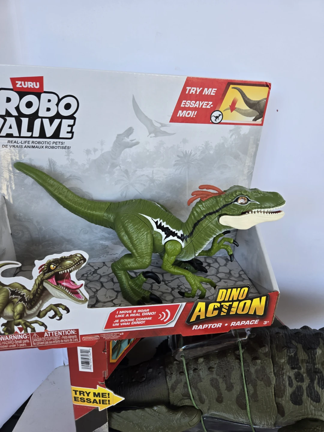 3 brand new jurassic park dinosaur toys - photo 2