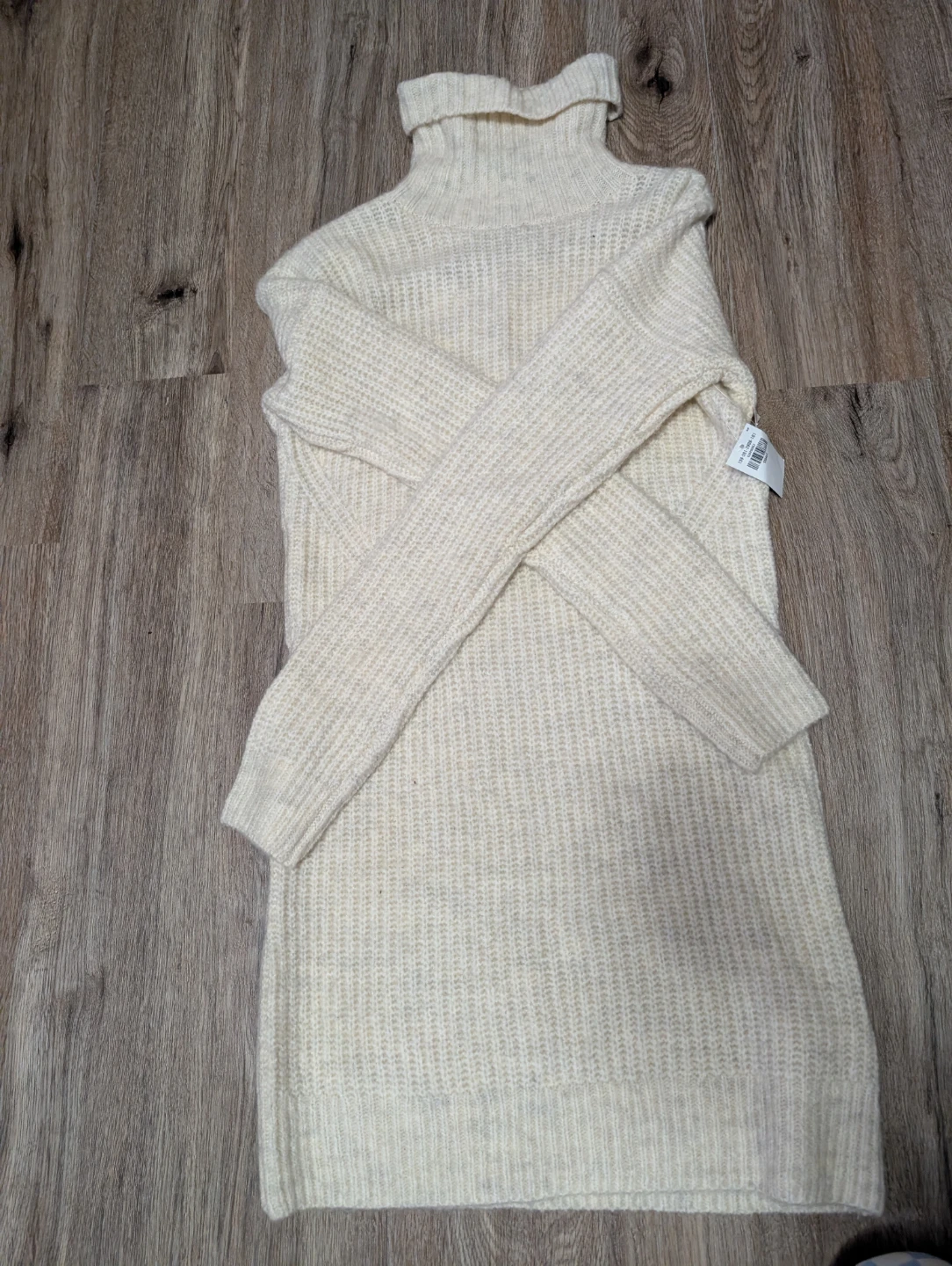 Abercrombie & Fitch Cream Turtleneck Sweater - photo 3