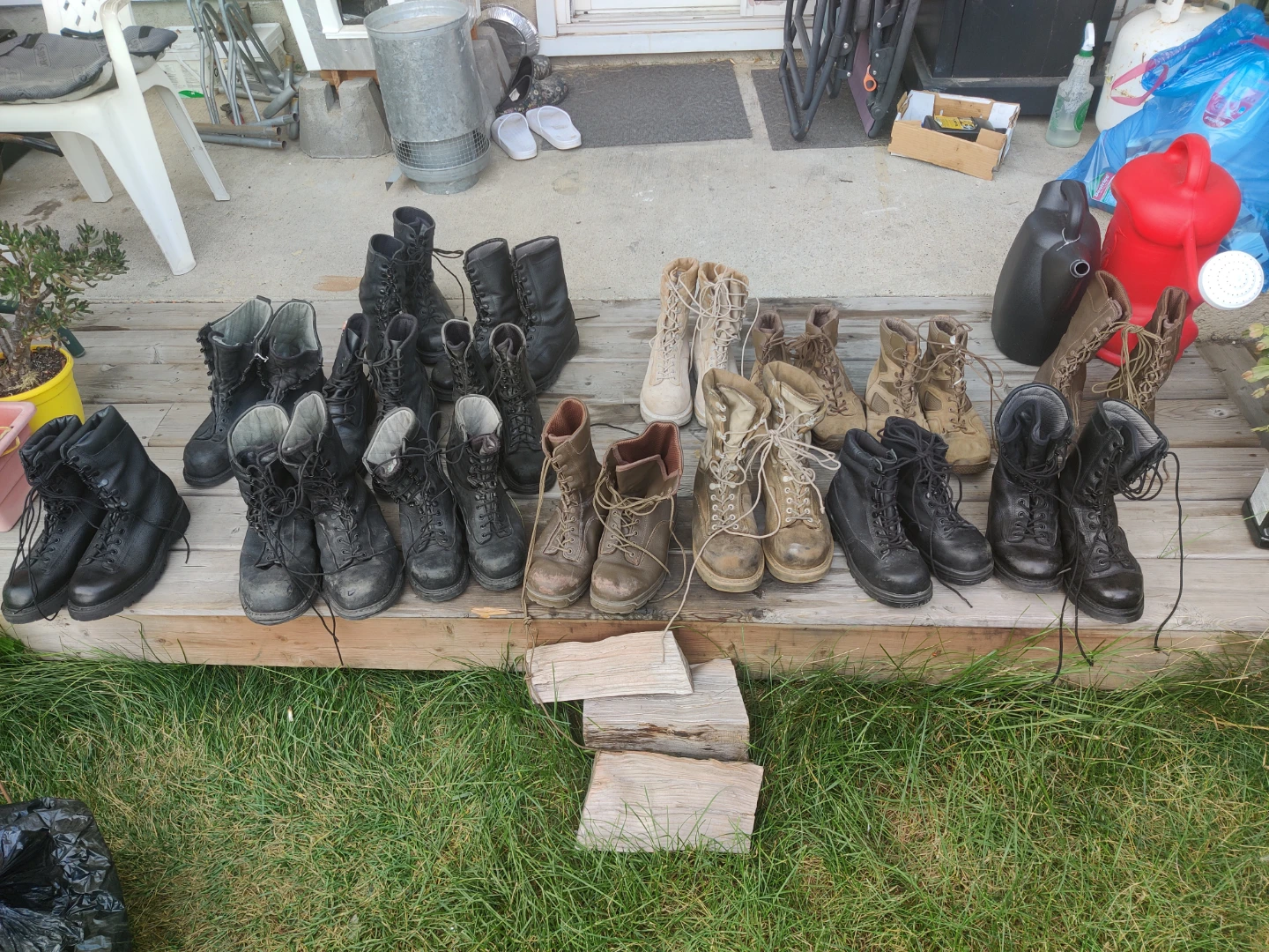 Military surplus boots
