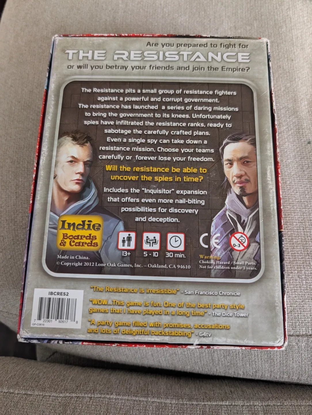 The Resistance Board Game - photo 2