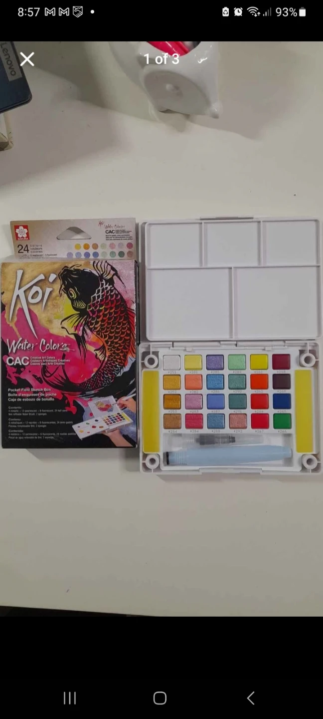 Sakura koi watercolor set x24