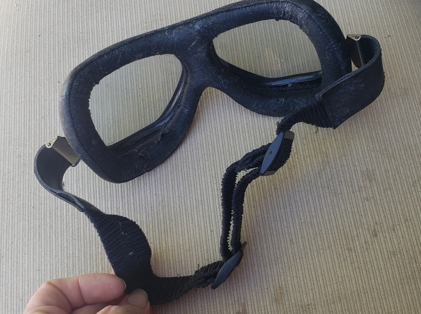 Vintage style motorcycle goggles - photo 2