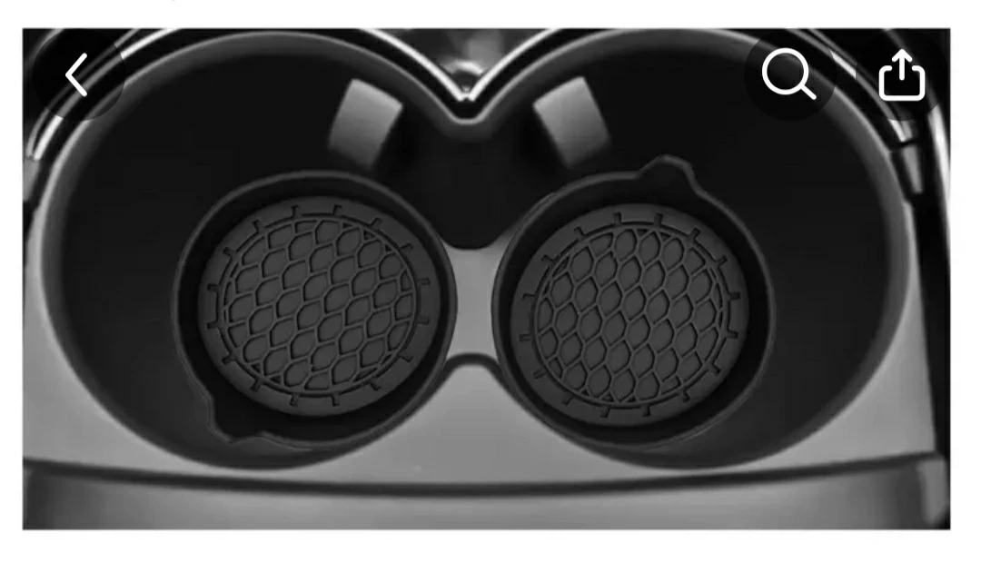 Set of 2 Silicone Universal Car Cup Holder Coasters - photo 2