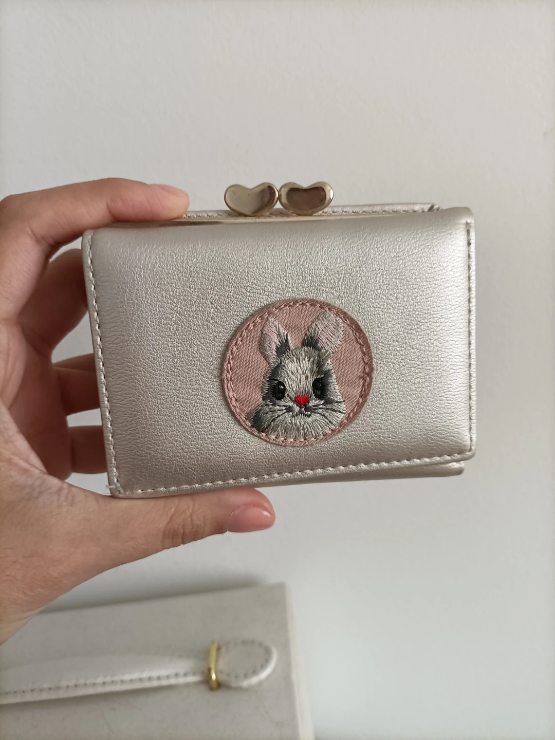 Silver Bunny Wallet 🏈
