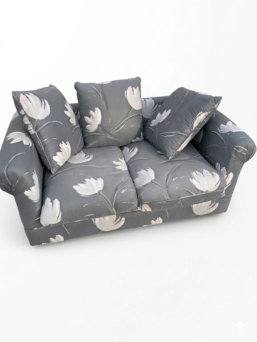 Floral pattern loveseat