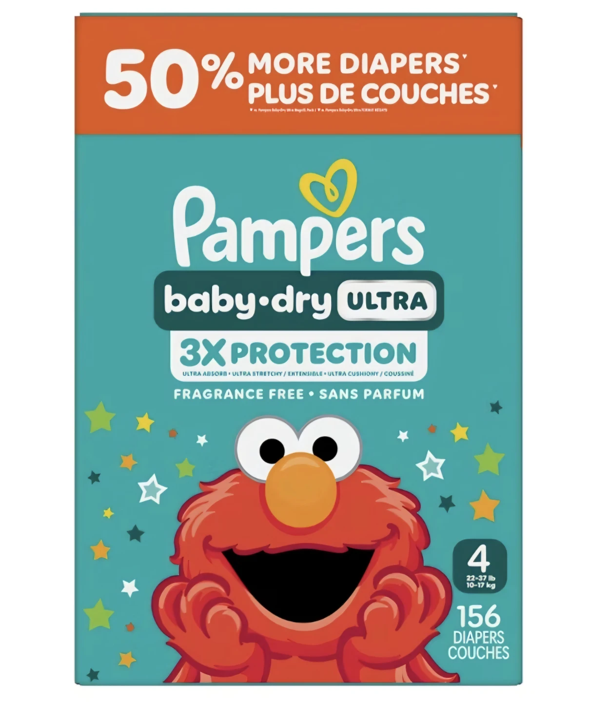 Pampers 50% More (Size 4)
