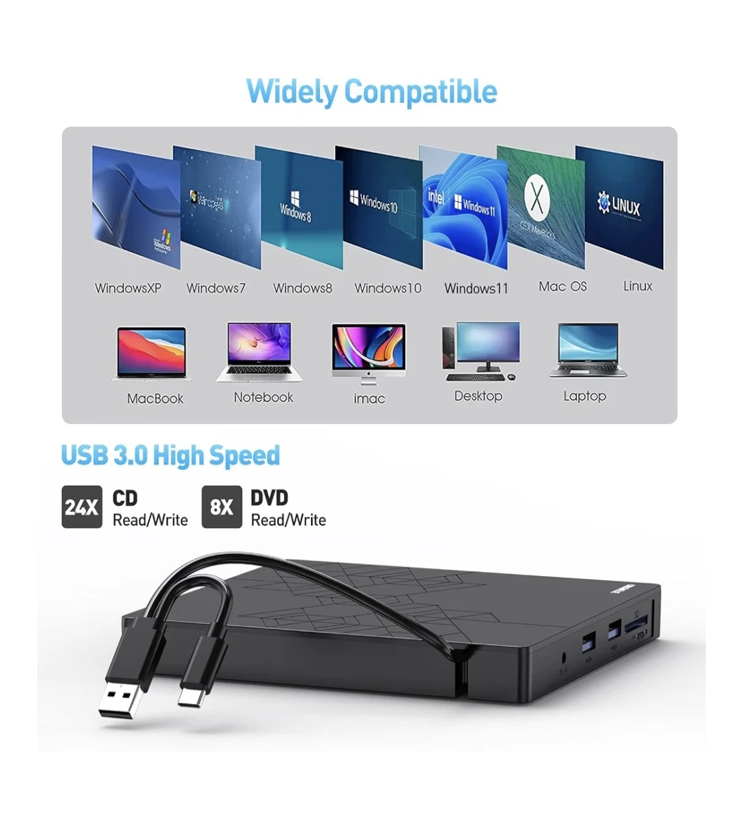 External CD/DVD Drive - photo 5