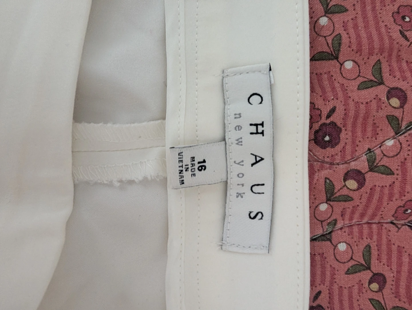 Chaus New York White Trousers Size 16 - photo 3