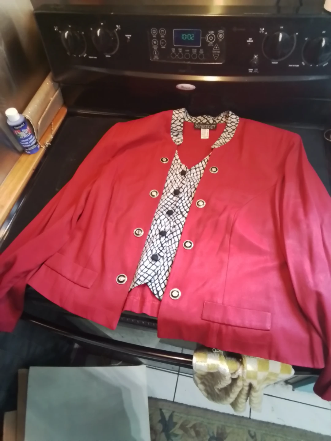 Vintage Sophisicate 2-in-1 Illusion Suit Jacket Blazer - photo 2