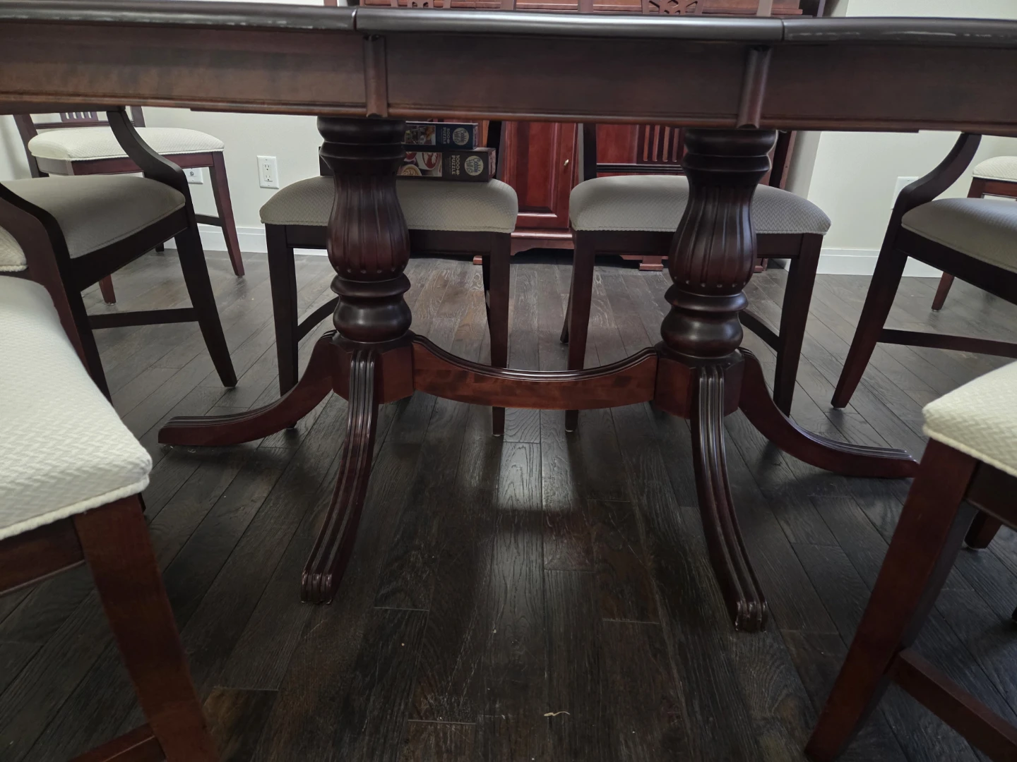 Cherry wood dining set - photo 3