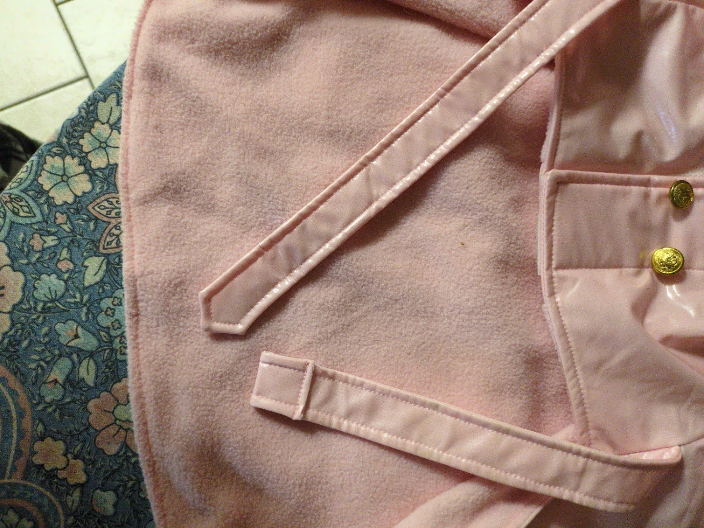 Doggiduds Pink Dog Raincoat Size Large - photo 4