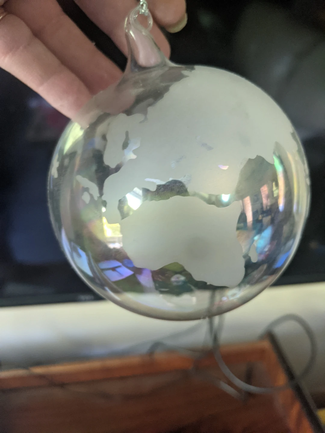 Glass Globe Christmas Ornament - photo 3