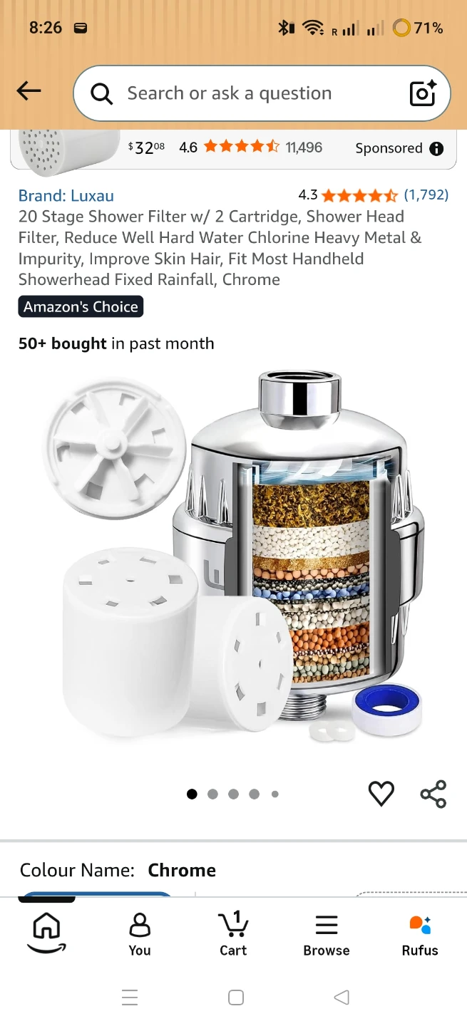 hard water Shower Filter