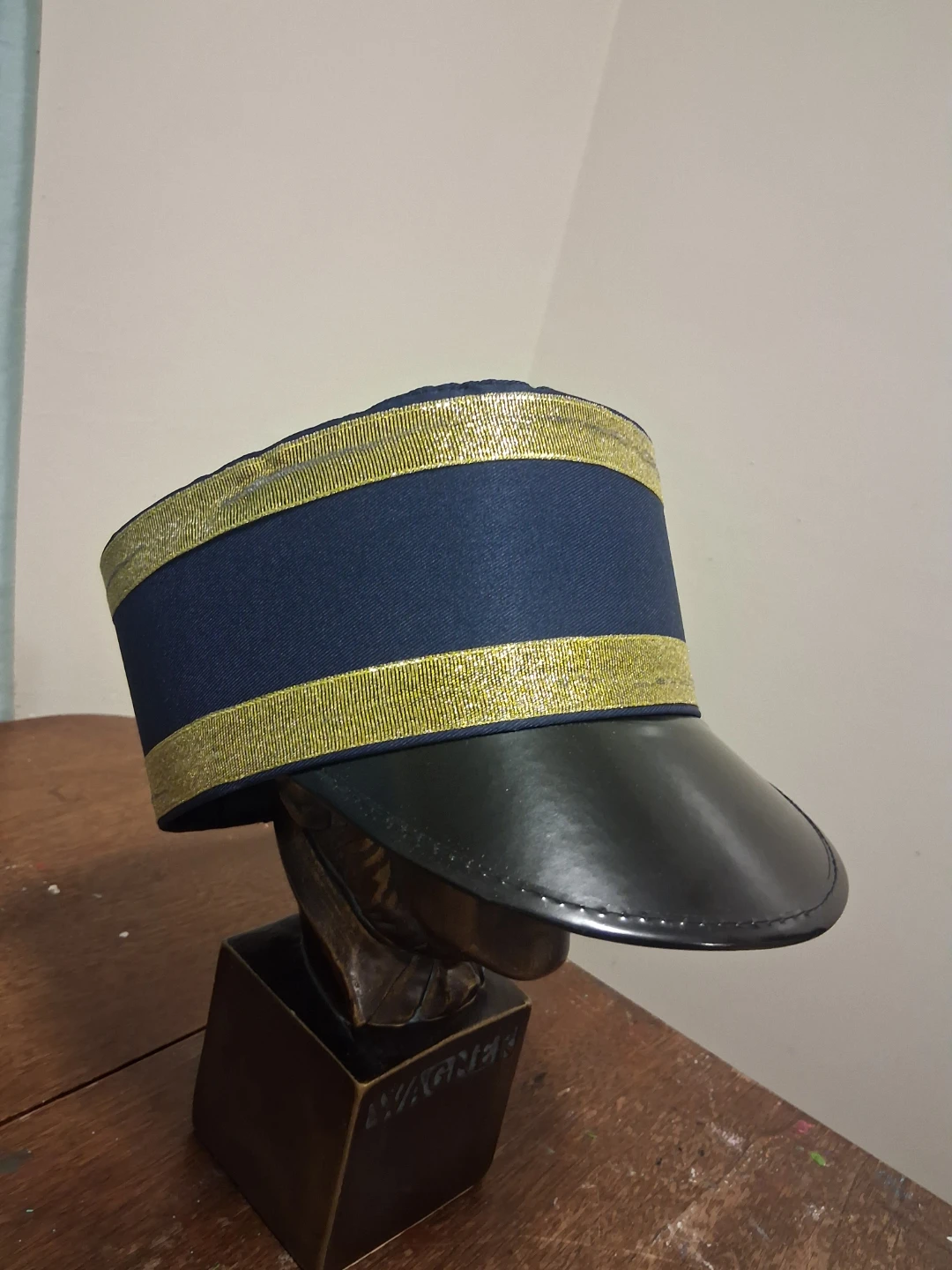 Navy Blue Conductors Train Costume Hat - photo 2