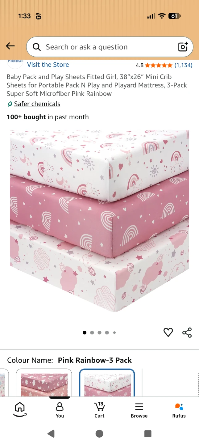 Pack and Play mattress with three covers - photo 5
