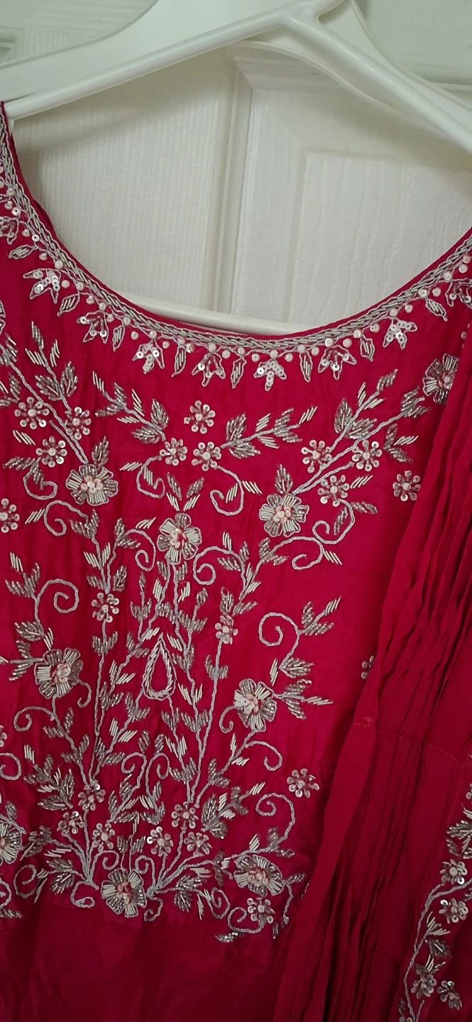 Hot pink saree size xl - photo 2