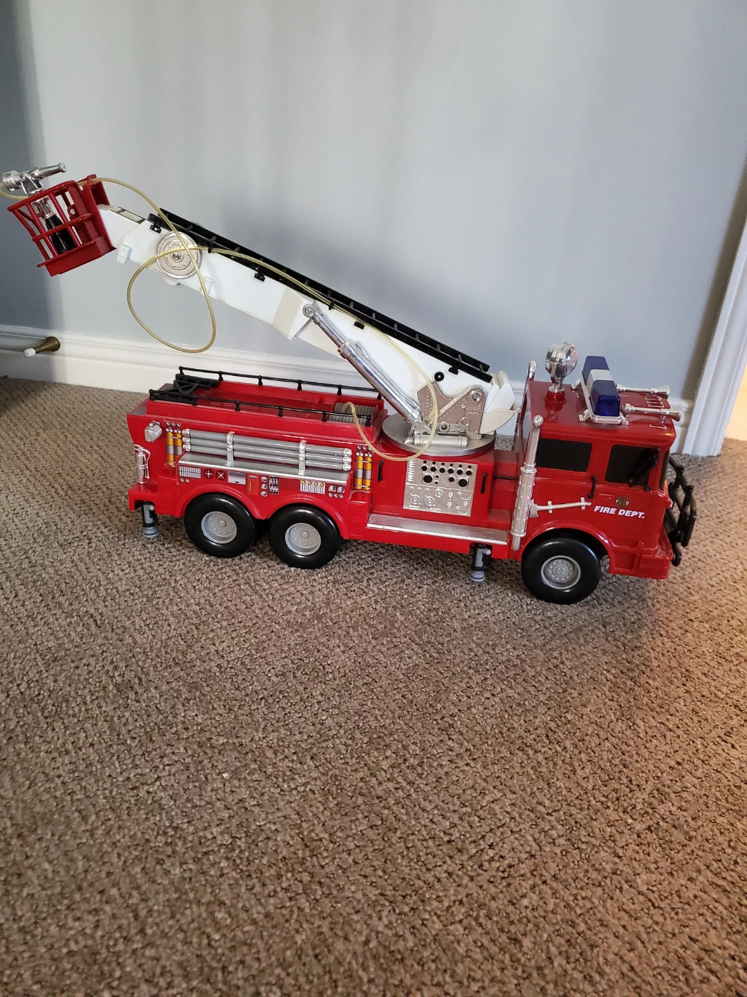 Large Red Fire Truck Toy