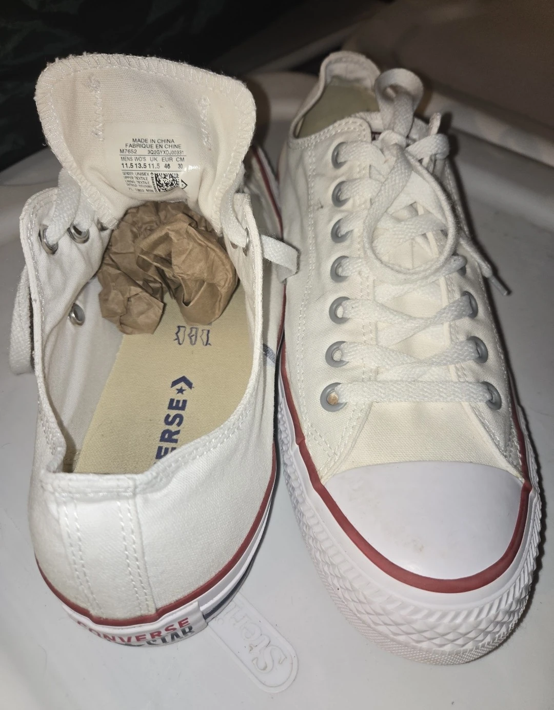 Converse Chuck Taylor All Star White Low Top Size Men 11.5 - photo 3