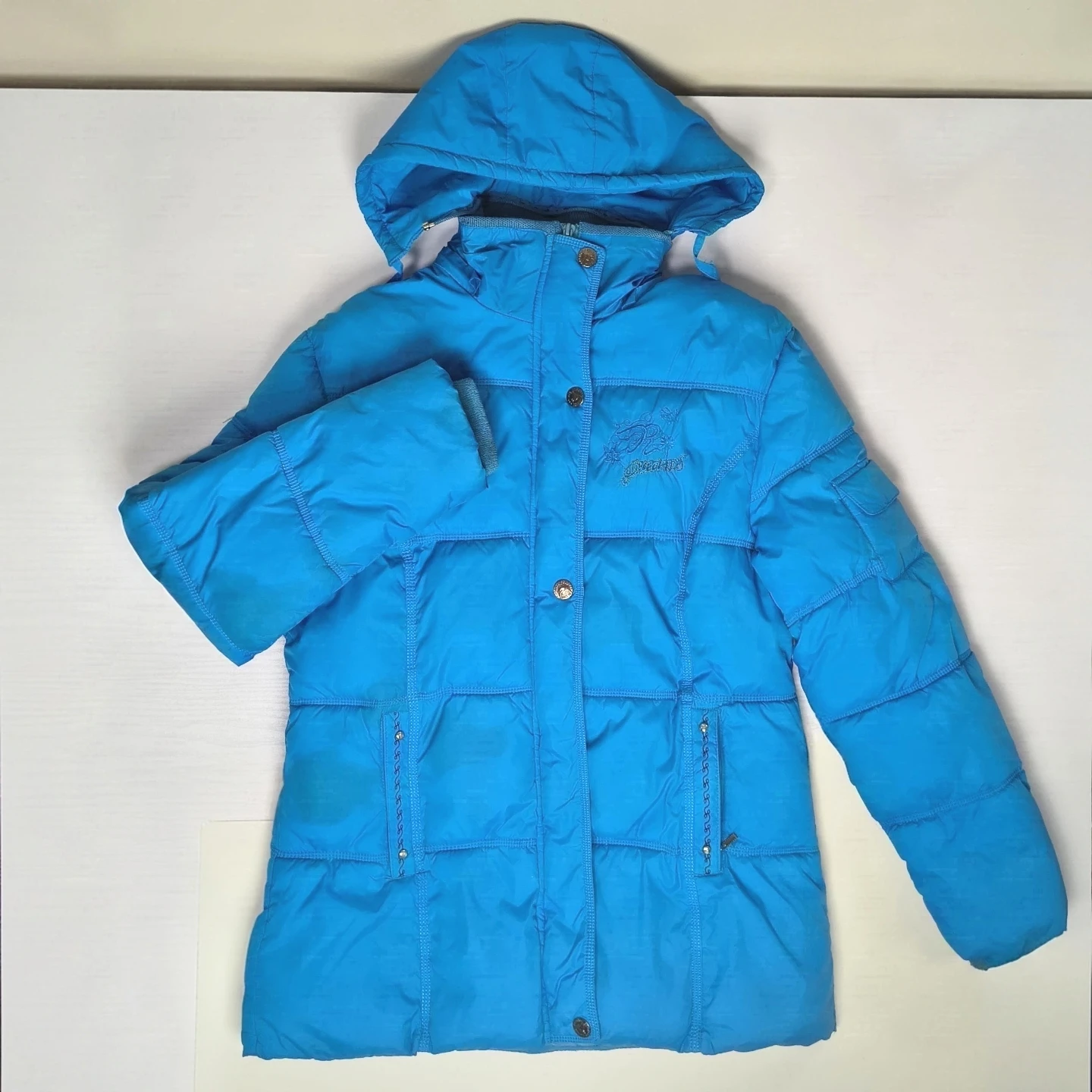 Blue Puffer Winter Jacket
